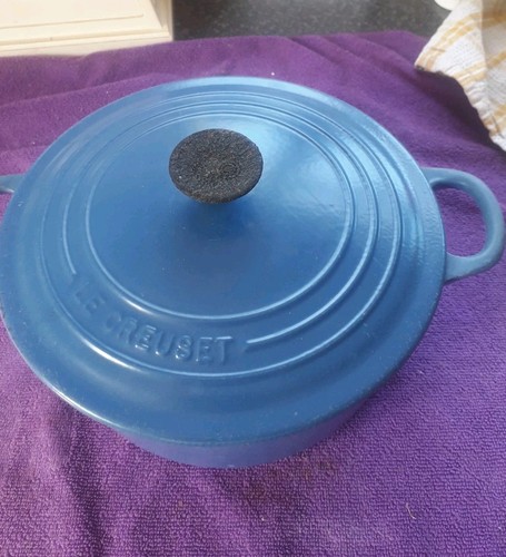 Creuset blue 22cm casserole - creuset,
