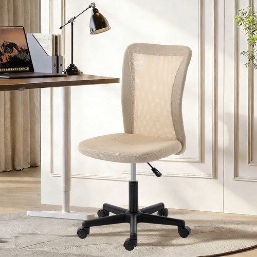 Armless desk chair - desk,