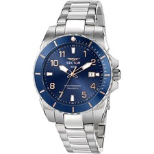 Mens Wristwatch SECTOR 450 R3253276010 Stainless Steel Blue Sub 100mt