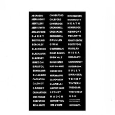 MODEL BUS WATERSLIDE TRANSFERS