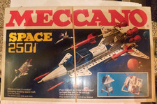 Rare Vintage 70’s  Meccano Metal Construction Set Space 2501 ,complete.