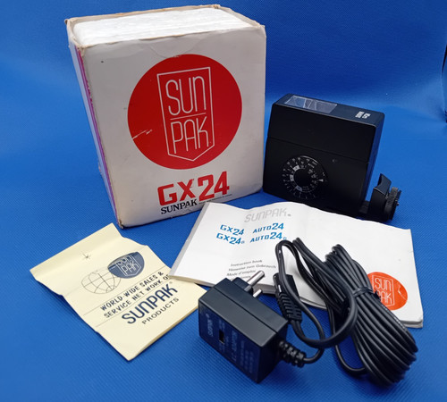 Sunpak gx24 electronic flash - sunpak,