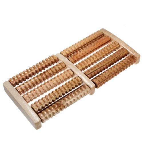 Wooden foot feet roller - feet,