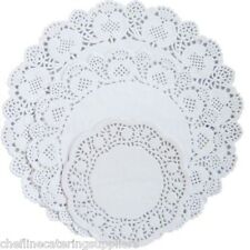 250pk  Round Paper Lace Doyleys Doilies Catering Party Wedding Crafting Coasters