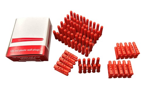 Red wall plugs plug rawplug - plugs,