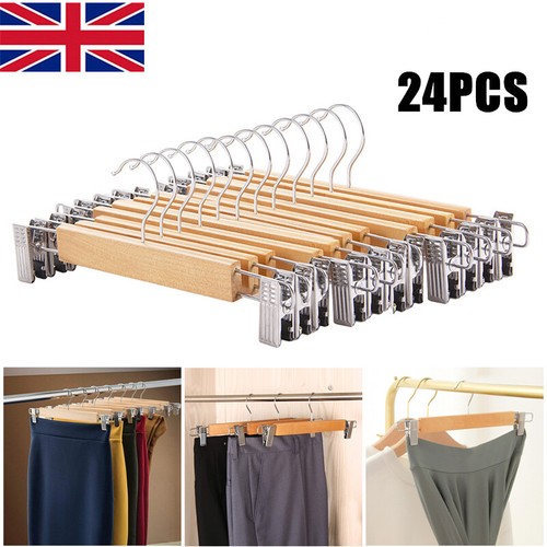 24pcs wooden trouser skirt - 24pcs,