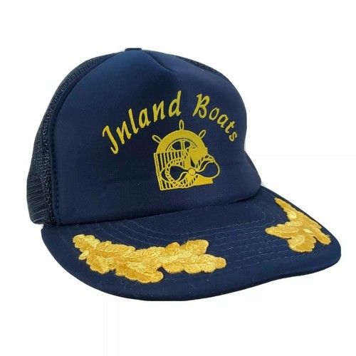 Inland boats snapback trucker - inland,
