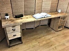 Pedestal Office Desk With