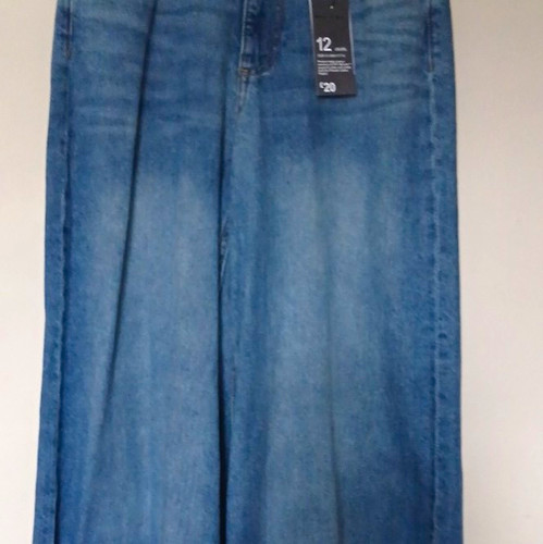 Primark wide leg blue - wide-leg,