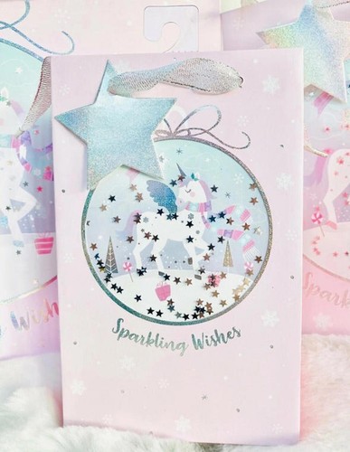 Pink unicorn christmas gift - pink,