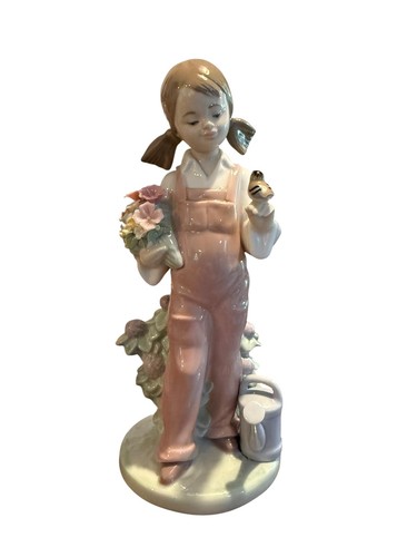 Lladro girl figurine spring - lladro,