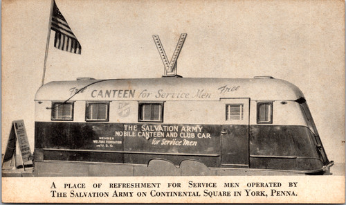 Postcard salvation army - salvation, mobile