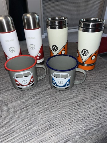 Collection tin mugs - of, vw