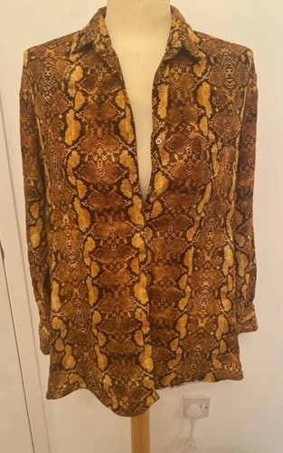 Zara woman orange snakeskin - orange,