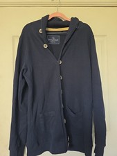 Mens  Cardigan Large Navy