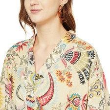 'Floral Canvas' 100% Cotton