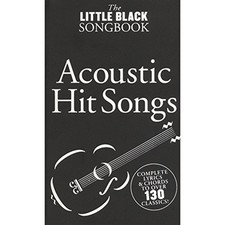 The Little Black Songbook: Acoustic Hit Songs by Various Paperback Book The
