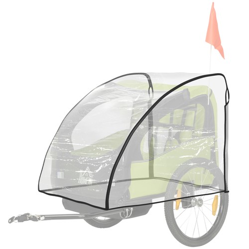 Homcom baby bike trailer - baby,