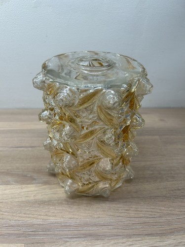 Vintage glass ceiling pendant - glass,