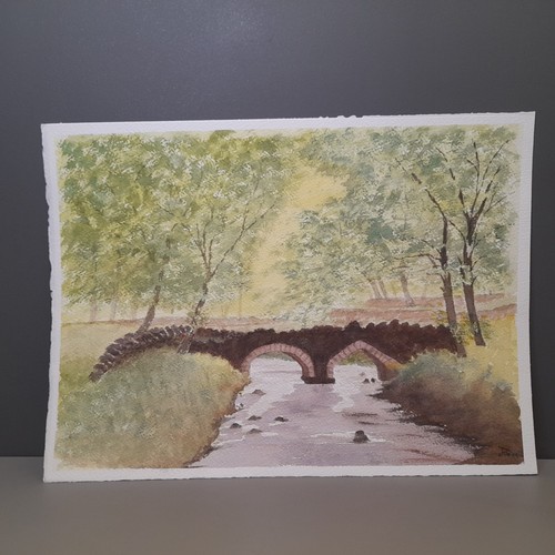 Wycoller packhorse bridge - wycoller,