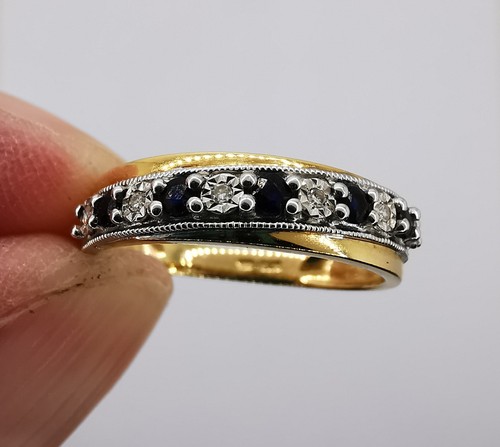 9ct gold sapphire and - gold,