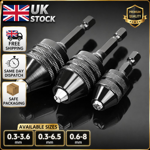 Hex shank keyless drill - shank,