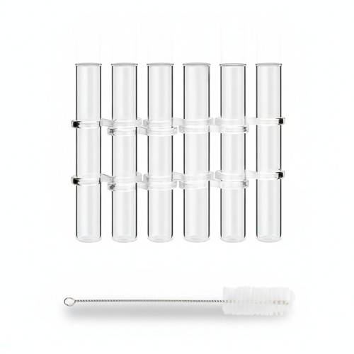 Hinged flower vase pack - hinged, 6