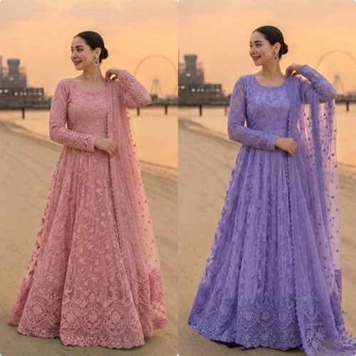 Anarkali gown indian dress - anarkali,