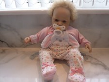 NPK collection reborn baby doll 20" baby doll rooted hair with magnetic dummy...