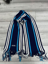 Tottenham FC | Spurs Stripes Scarf | Football | Navy and Blue Supporters Fans