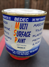 Bedec Multi Surface  Paint 250ml Magnolia Soft Gloss Interior/Exterior