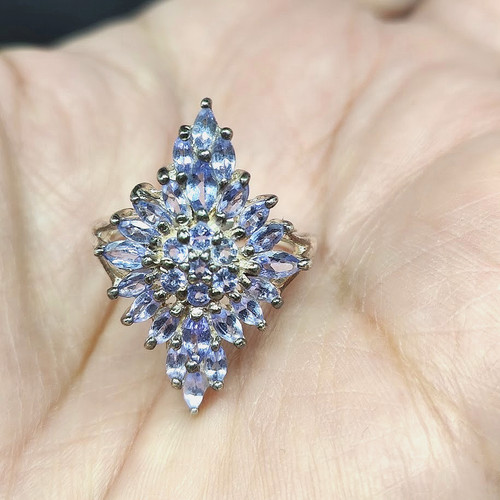 Vtg sterling silver - vtg, tanzanite