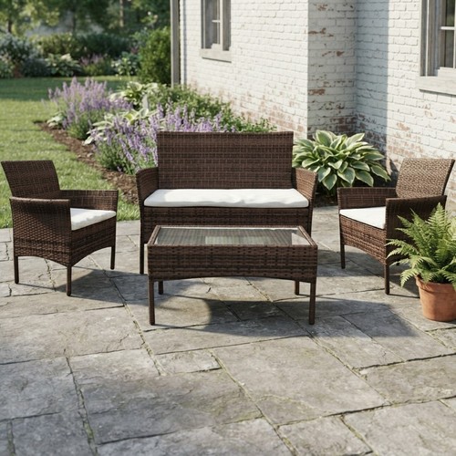 Rattan garden set - 4, seater