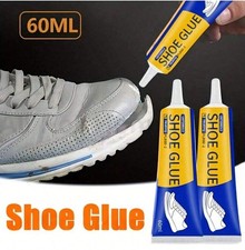 Shoe Glue Permanent Shoe Repair Water Resistant Leather Rubber 60ml Fix Bonding