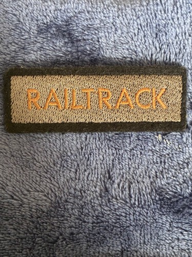 Railtrack cloth badge