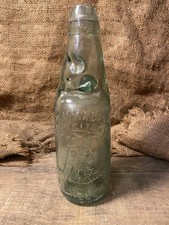J. ROBERTS CASTLEFORD CASTLE TRADE MARK Codd Green & Marble 9" Bottle Yorkshire