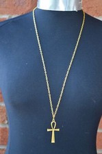 Gold colour egyptian ankh - gold,