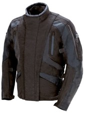 Spyke Alps Black Waterproof Textile Motorcycle Jacket New