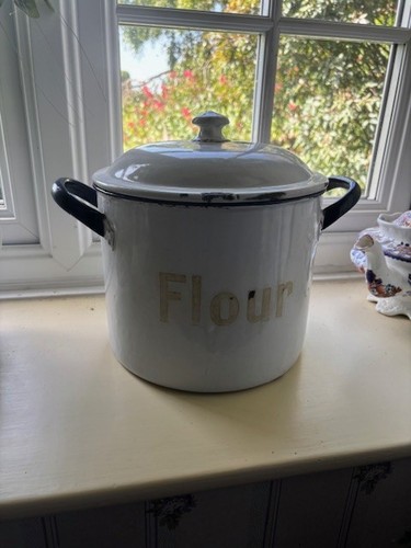 Vintage white enamel - vintage,