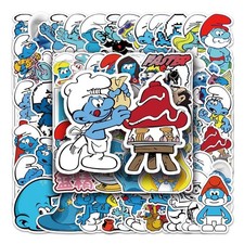 52pcs The Smurfs Stickers