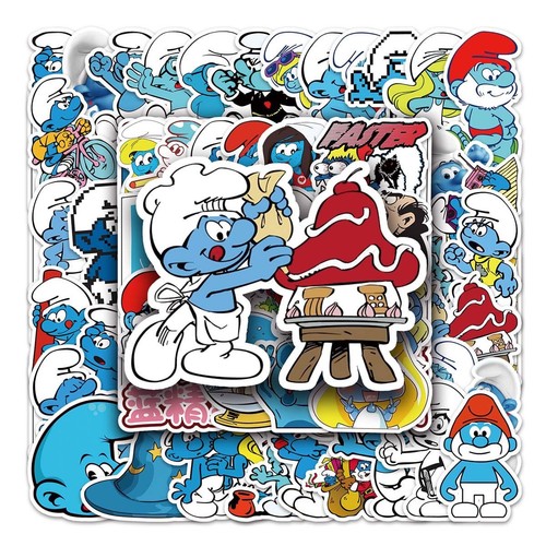 52pcs the smurfs stickers - the,