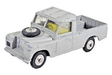 Corgi Toys Land Rover 109" W.B. Pickup Diecast Model Grey With Spare Tire Unbox.