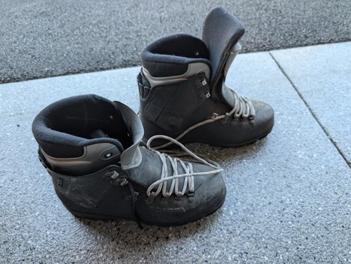 Scarpa men black - black, lace-up