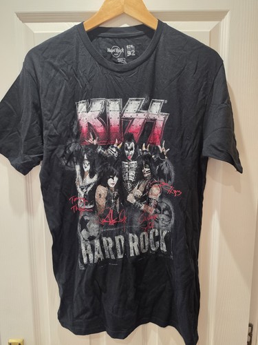 Hard rock cafe kiss shirt - rock,