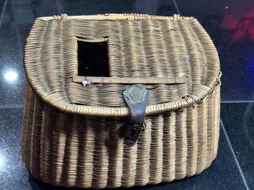 Antique fly fishing creel - antique,