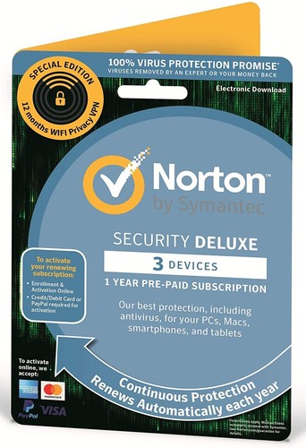 Norton security deluxe - deluxe, 3