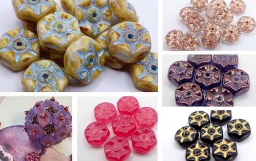 8mm czech pressed glass - pressed,