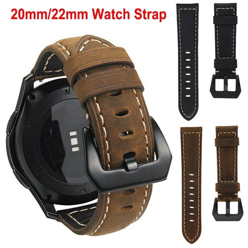 Leather band strap - leather, for