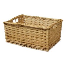 Wicker storage baskets kitchen - storage,