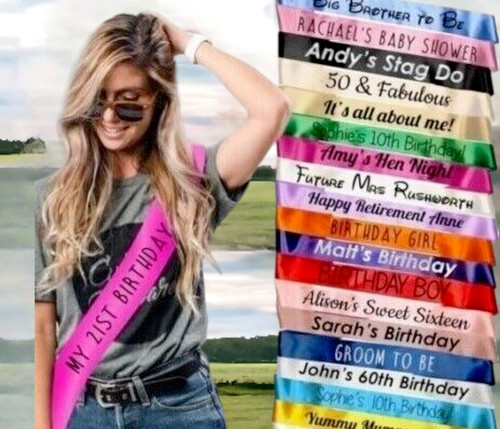 Birthday sash hen - |, party